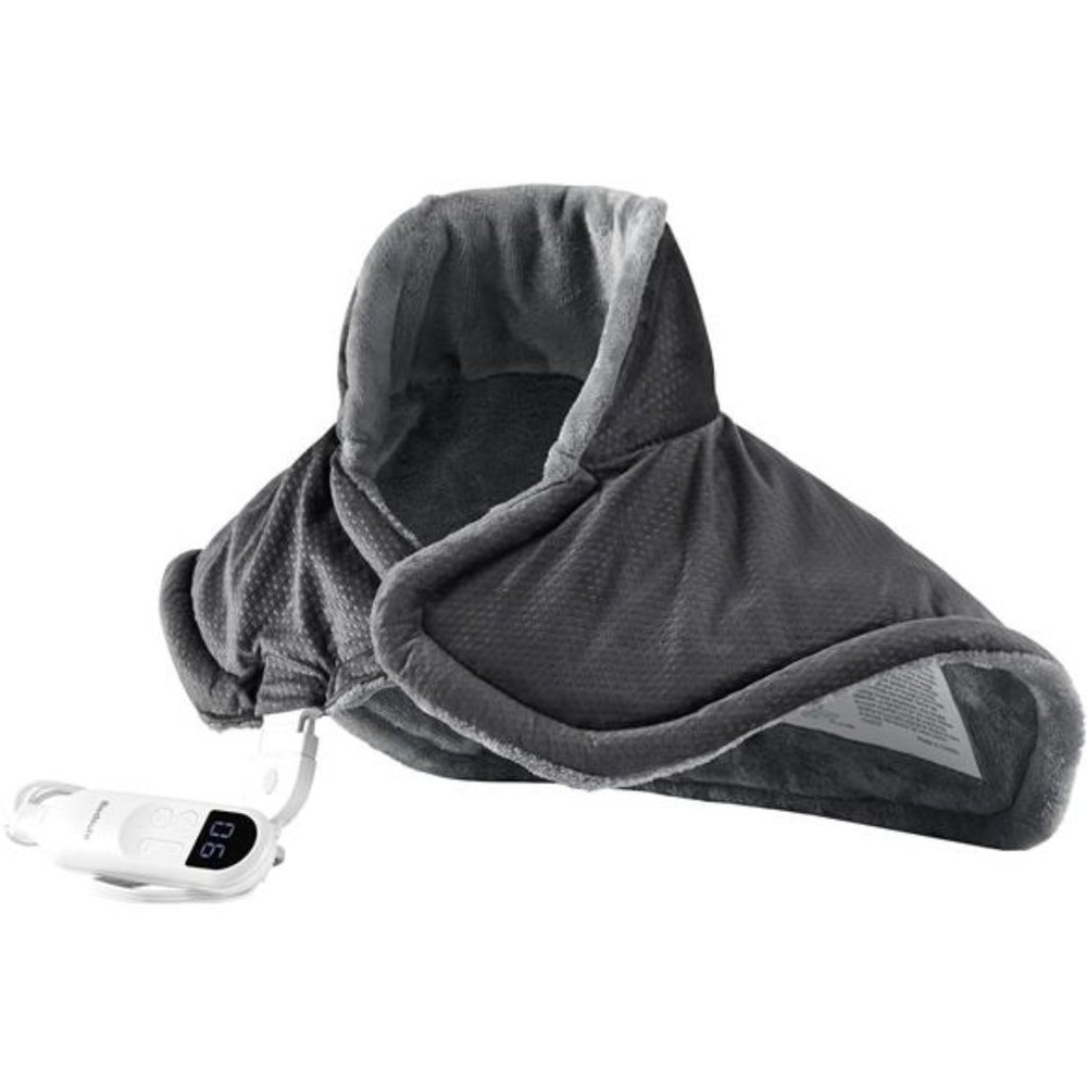 Heating Pad for Neck and Shoulders with 2-Hour Auto Shut Off, Gray
